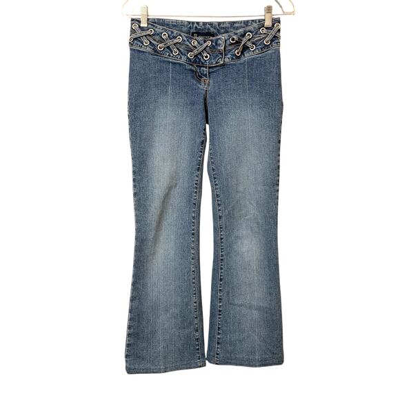 So Stretch Low Rise Bootcut Jeans Size 4 - Picture 1 of 8